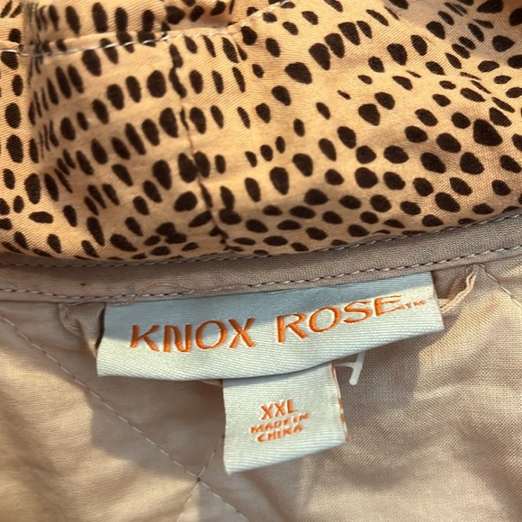 Knox Rose Quilted Light Pink Bohemian Jacket - XXL - Picture 6 of 7